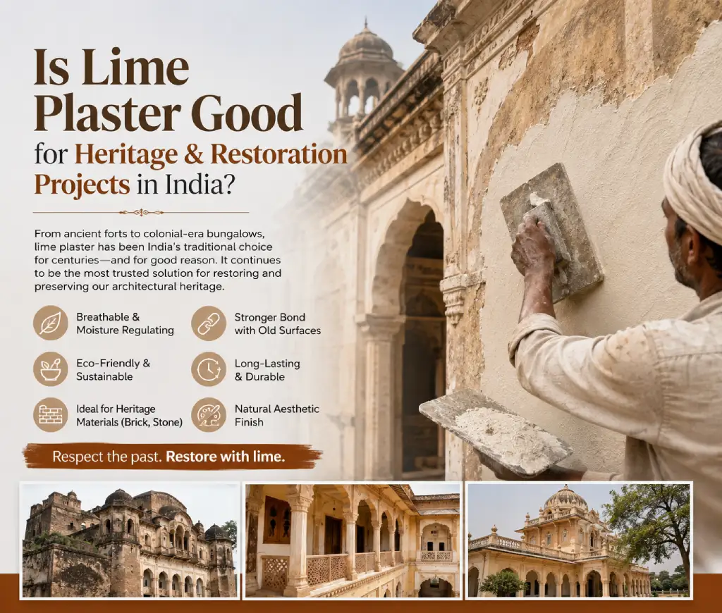 Is Lime Plaster Good for Heritage & Restoration Projects in India?