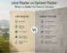 Lime Plaster vs Cement Plaster: Which is Better for Pune's Climate?