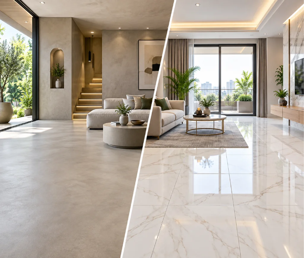 Microcement vs Tiles: Which Is Better for Indian Homes?
