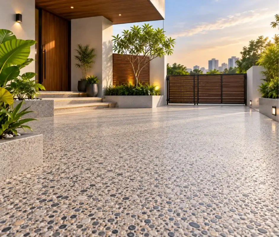 Stonecrete Flooring Cost in Pune: What Affects the Price Per Sq Ft
